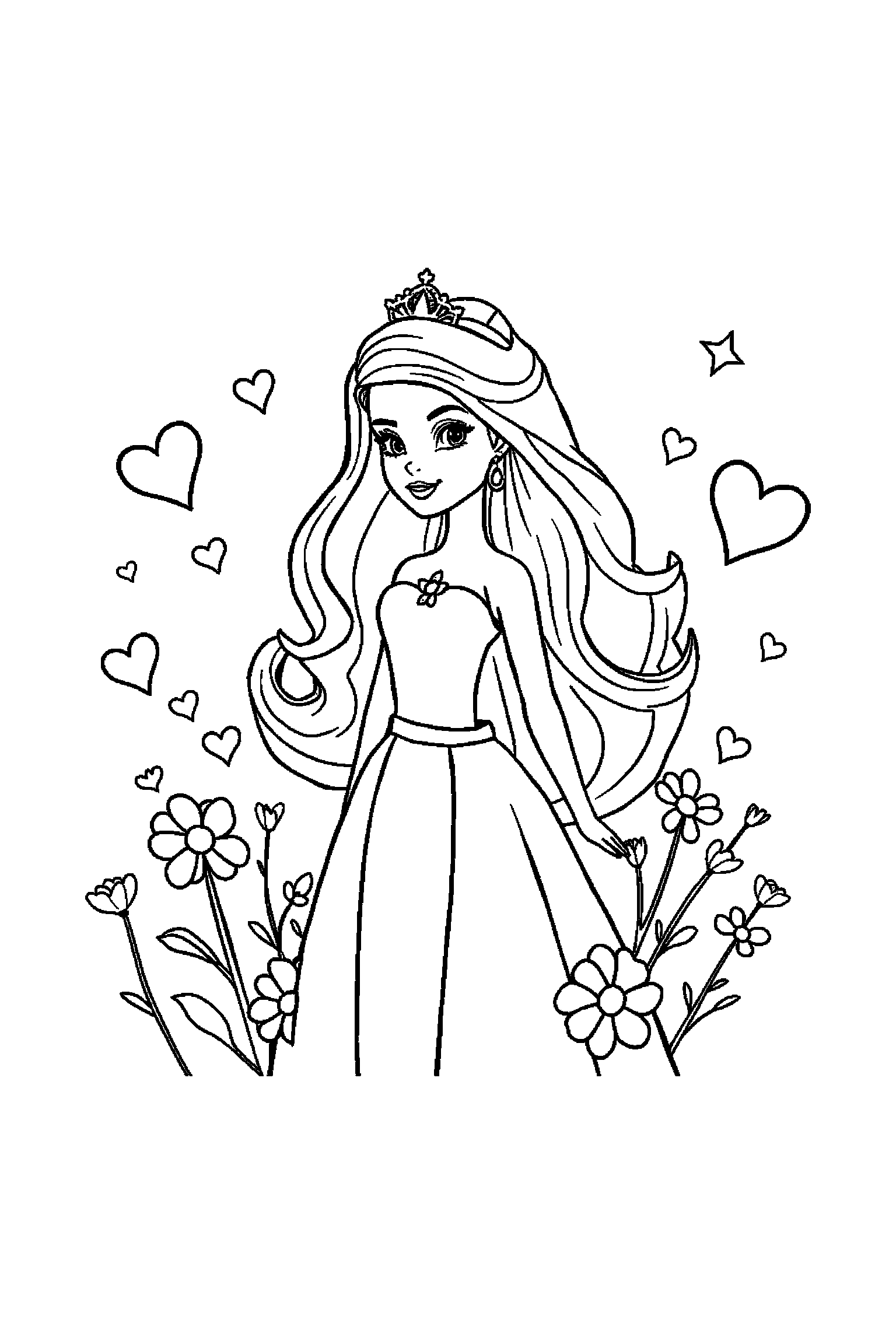 Coloriage Barbie gratuit à imprimer - Barbie styliste prêt pour une aventure Coloriage Barbie gratuit à imprimer : Barbie styliste prêt pour une aventure