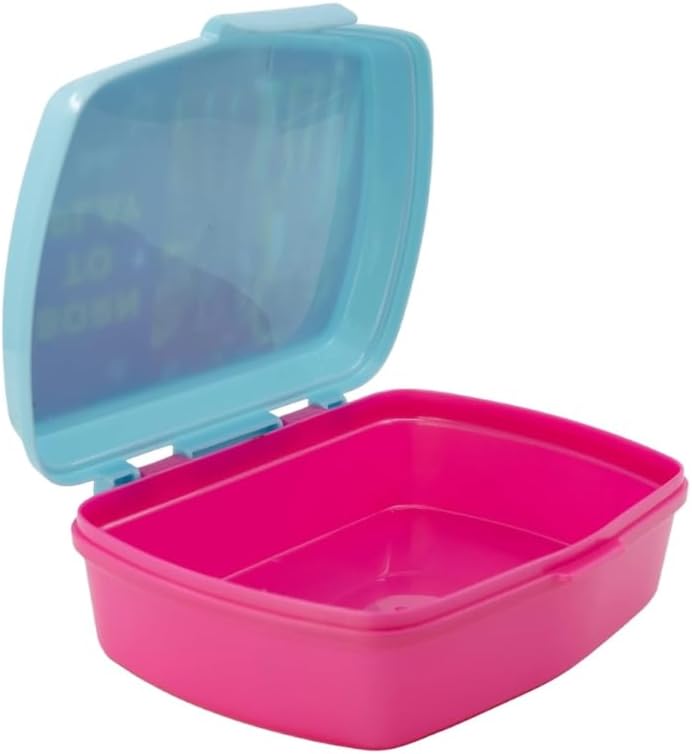 Boîte à goûter Barbie en plastique réutilisable pour l'école et les loisirs – Image 3