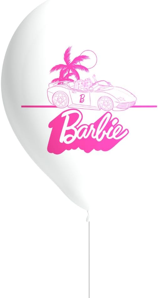 Lot de 8 ballons en latex Barbie pour décoration d'anniversaire – Image 5