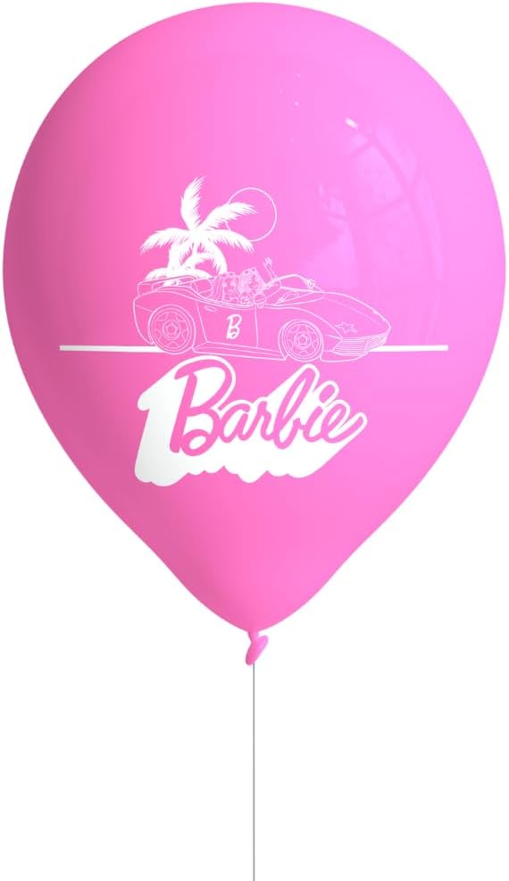 Lot de 8 ballons en latex Barbie pour décoration d'anniversaire – Image 4