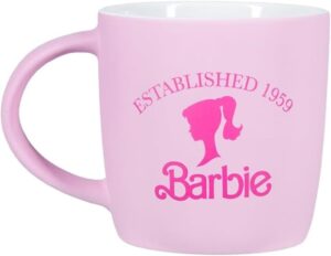 Tasse Barbie Paladone en céramique avec logo rose