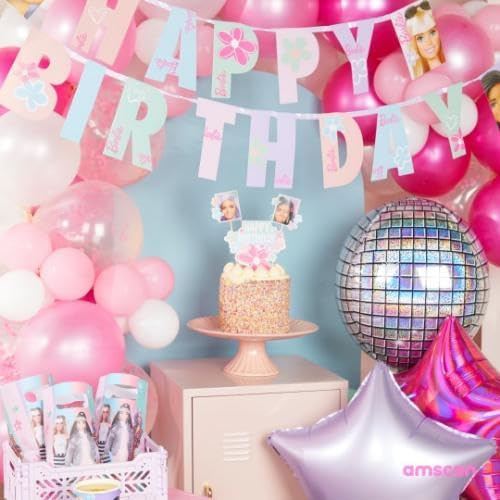 Barbie Douce Vie, bannière de lettres Happy Birthday – Image 4