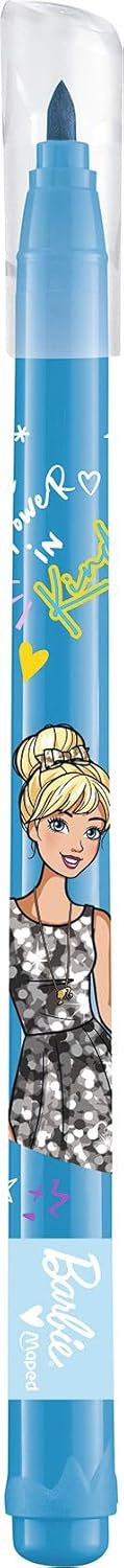 Barbie x Maped, 12 feutres de coloriage décorés à encre lavable – Image 6