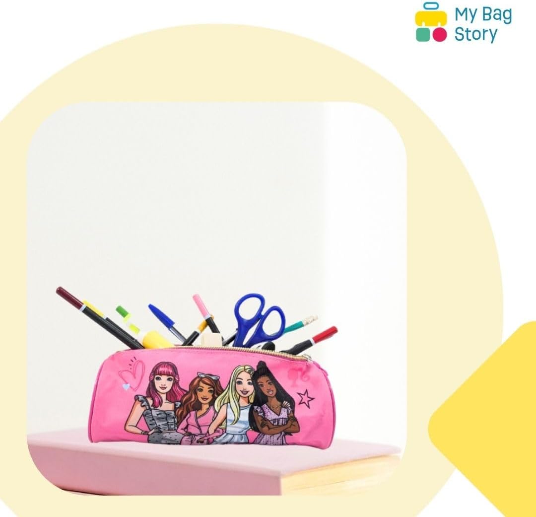 Trousse Barbie rose 22 cm pour l'école – Image 4