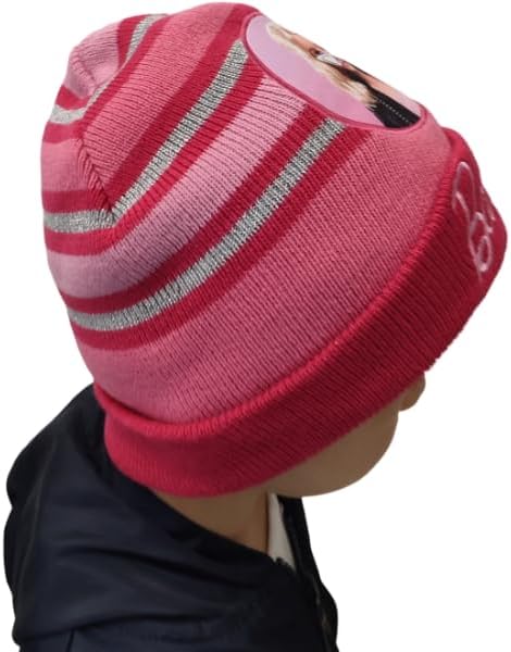Bonnet d'hiver Barbie Fuchsia taille unique – Image 7