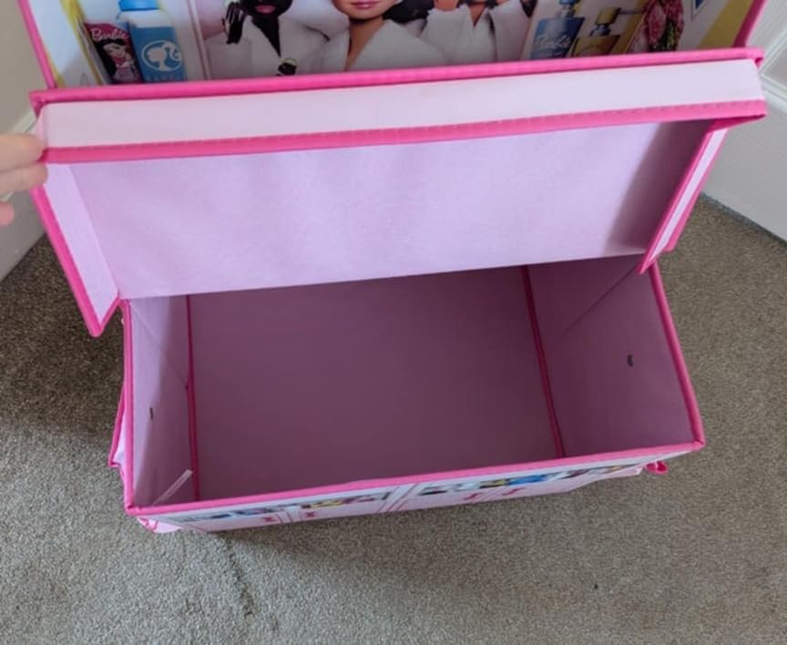 Coffre coiffeuse Barbie pliable 2 en 1 pour 60 poupées – Image 6