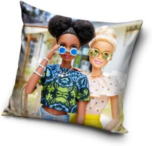 Housse de coussin Barbie licorne multicolore 40 x 40 BARB224007