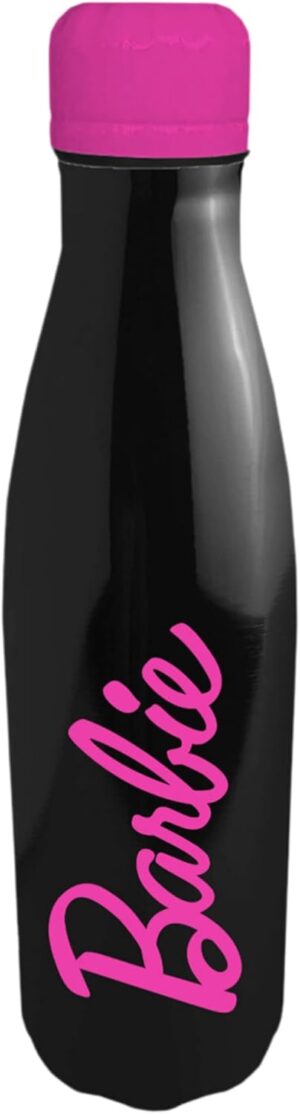 Gourde thermique Barbie en acier inoxydable 500 ml noir