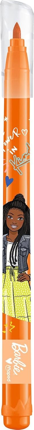 Barbie x Maped, 12 feutres de coloriage décorés à encre lavable – Image 5