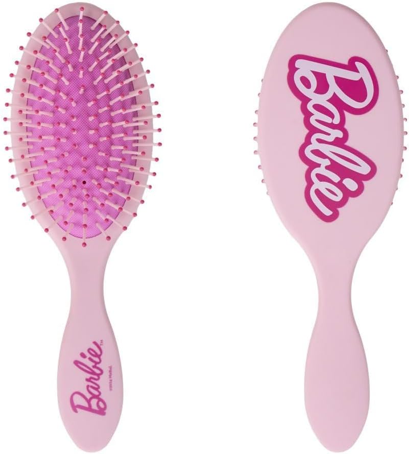 Set beauté Barbie rose avec brosse, 2 couettes et trousse – Image 3