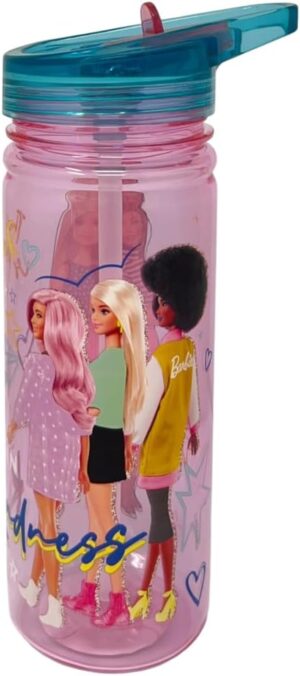Gourde Barbie en Tritan Ecozen avec bec pliable 580 ml
