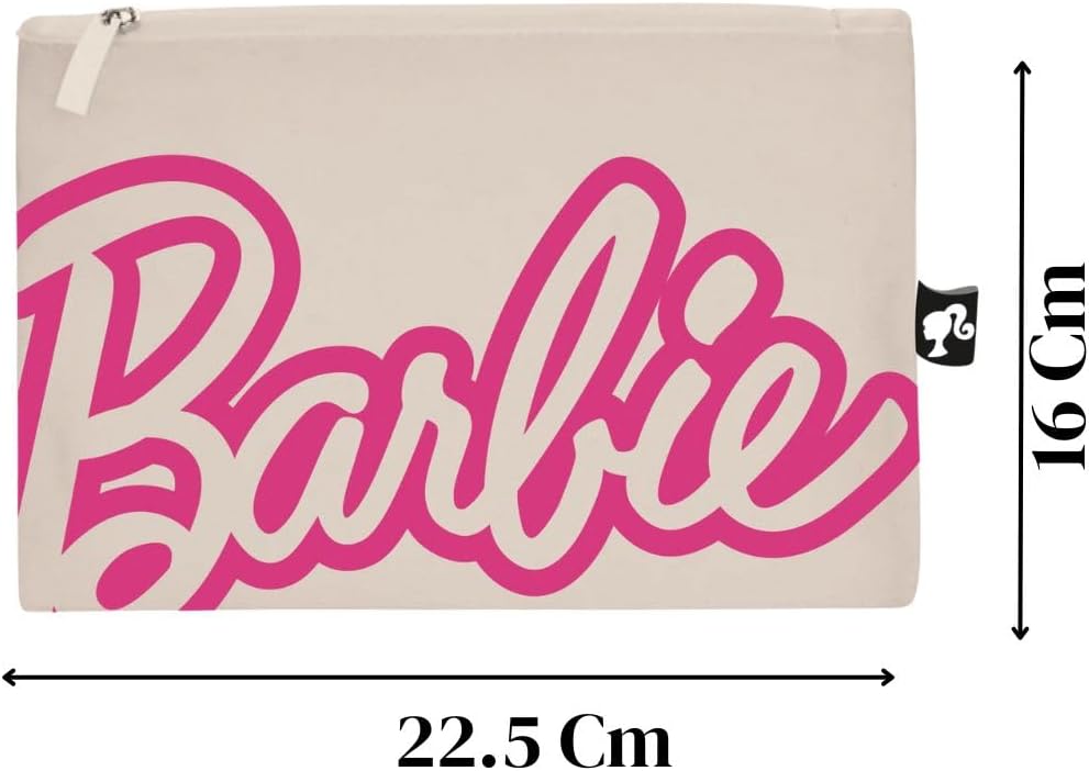 Trousse de toilette Barbie en coton 22,5 x 16 cm – Image 5