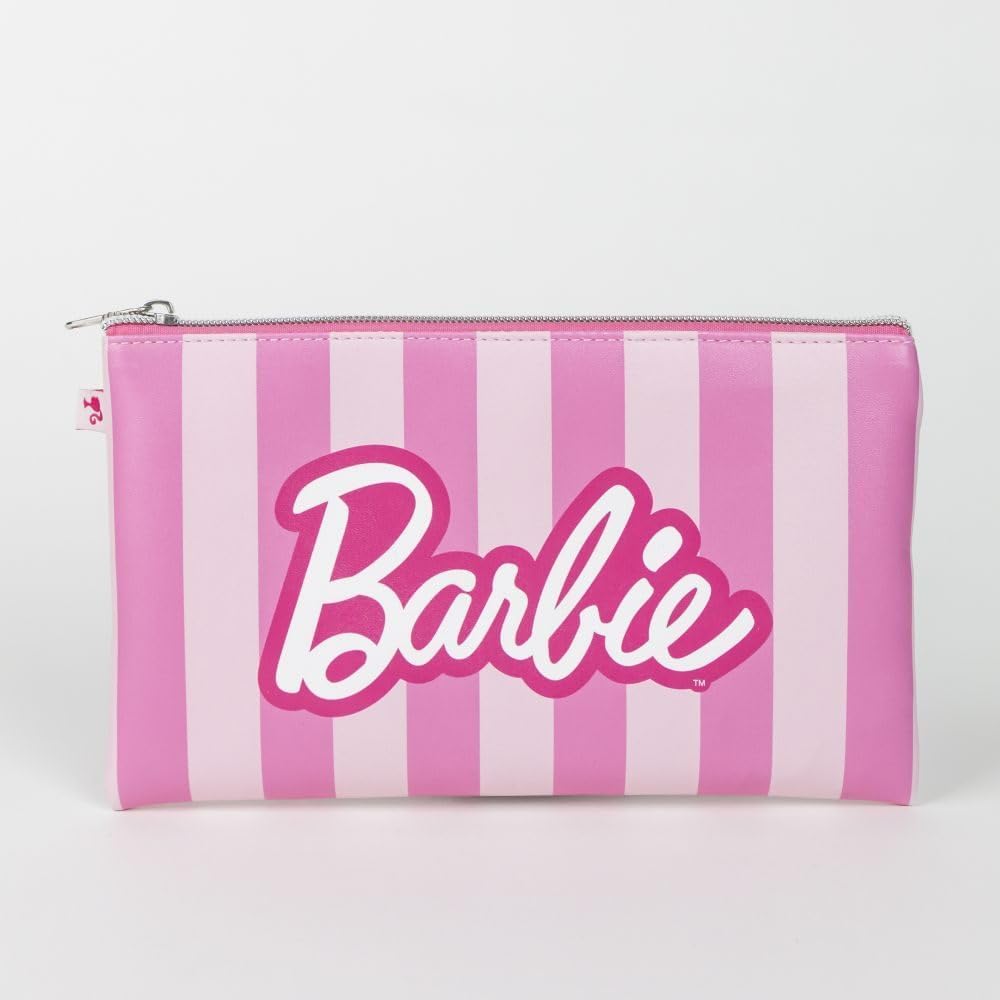 Set beauté Barbie rose avec brosse, 2 couettes et trousse – Image 4