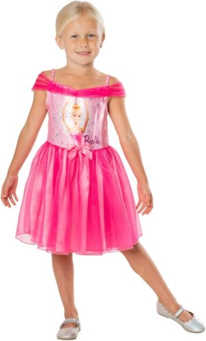 Déguisement Barbie enfant avec robe tutu rose, style 7-8 ans