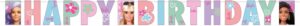 Barbie Douce Vie, bannière de lettres Happy Birthday