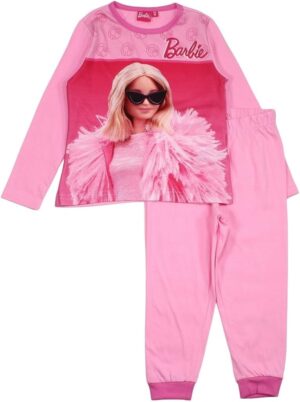 Ensemble pyjama Disney Barbie en coton pour fille