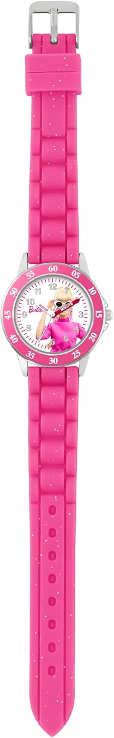 Montre Barbie analogique BAB9003 avec bracelet en silicone rose – Image 2