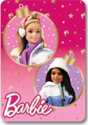 Plaid polaire Barbie 100 x 140 cm pour couverture
