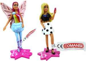 Figurines Barbie Fairy et Selfie en lot de 2, taille 10 centimètres
