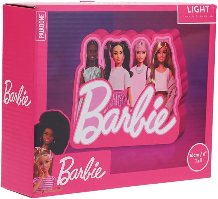 Lampe de chevet Barbie avec quatre poupées, à piles, 16 cm – Image 4