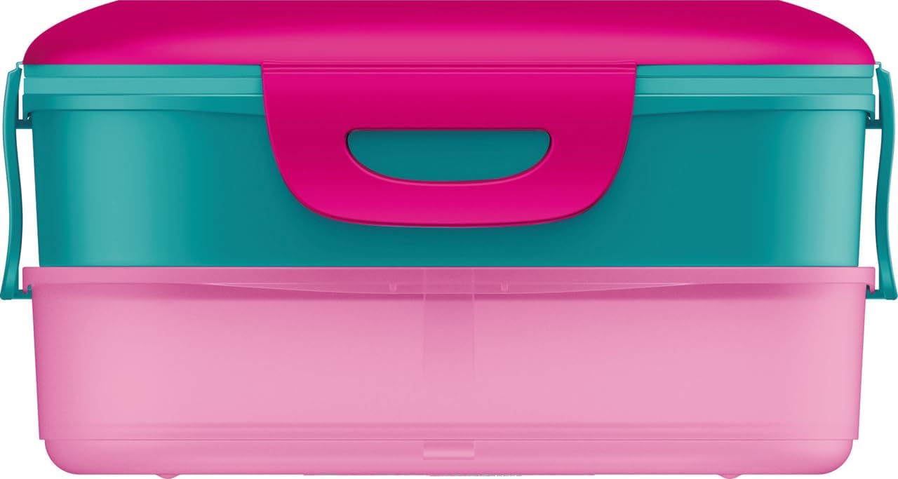 Boîte à déjeuner Barbie rose 1,4 L avec 2 compartiments modulables – Image 6