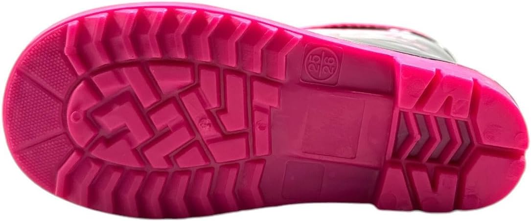 Botte Barbie fille en caoutchouc imperméable pour temps froid – Image 2