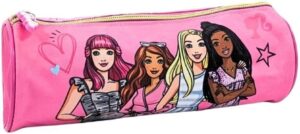Trousse Barbie rose 22 cm pour l'école