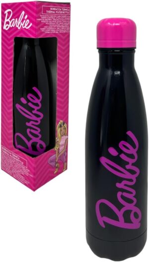 Gourde isotherme Barbie noir en acier inoxydable 500