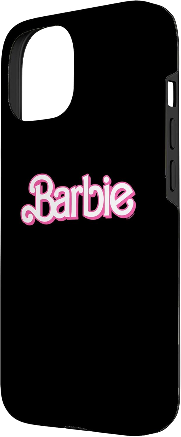 Coque Barbie logo rétro rose et blanc pour iPhone 15 – Image 2