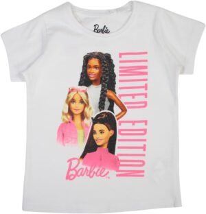 T-shirt Barbie Disney enfant à manches courtes, lot de 1
