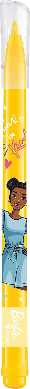 Barbie x Maped, 12 feutres de coloriage décorés à encre lavable – Image 7