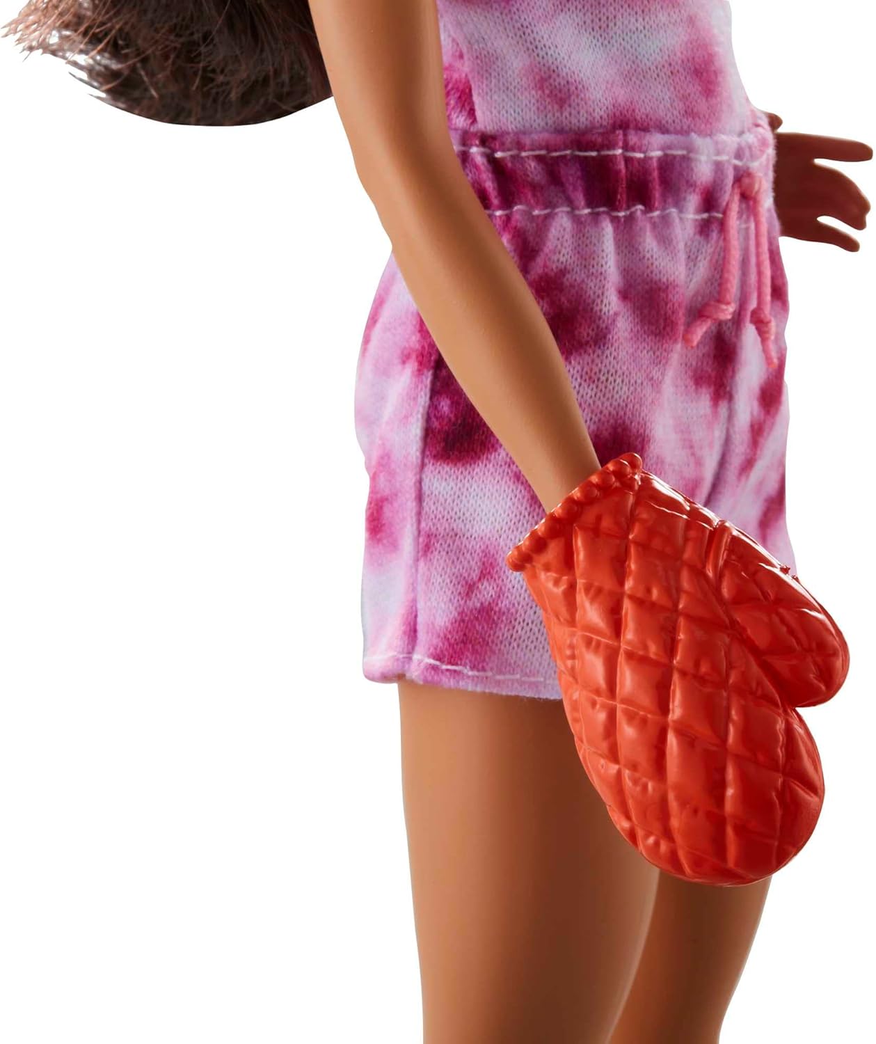 Barbie Pâtissière brune 26 cm avec four, robot pâtissier et chaton HCD44 – Image 4