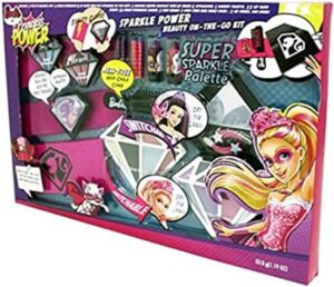 Plateau de maquillage Barbie Super Princesse avec 31 unités
