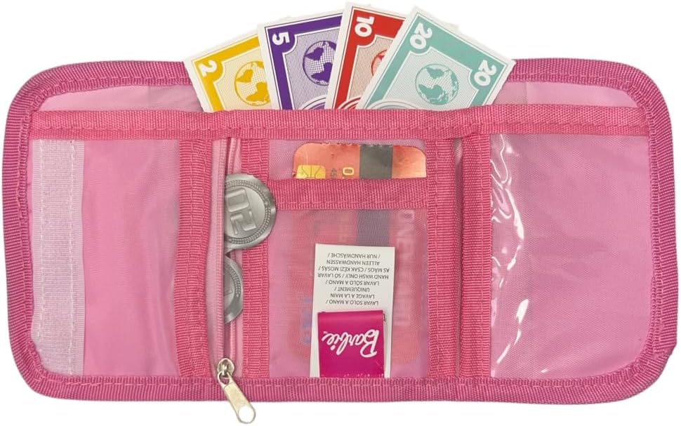 Portefeuille Barbie à fermeture velcro format 13 x 8 – Image 5