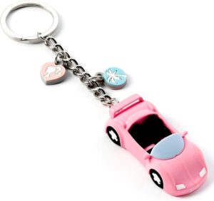Porte-clés Barbie rose 3D par The Carat Shop