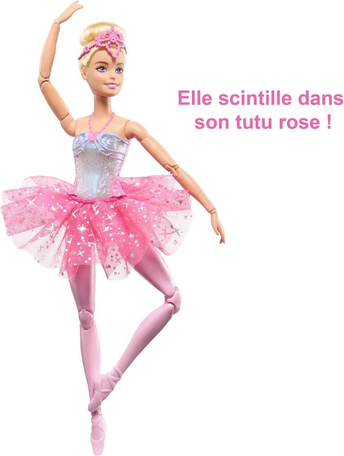 Barbie Dreamtopia poupée ballerine blonde lumineuse HLC25 – Image 5