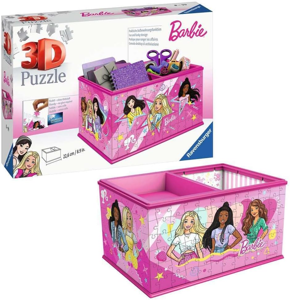 Boîte de rangement Barbie en puzzle 3D 216 pièces Ravensburger – Image 3