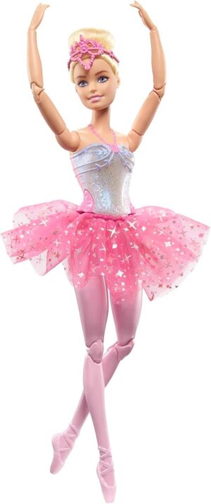 Barbie Dreamtopia poupée ballerine blonde lumineuse HLC25