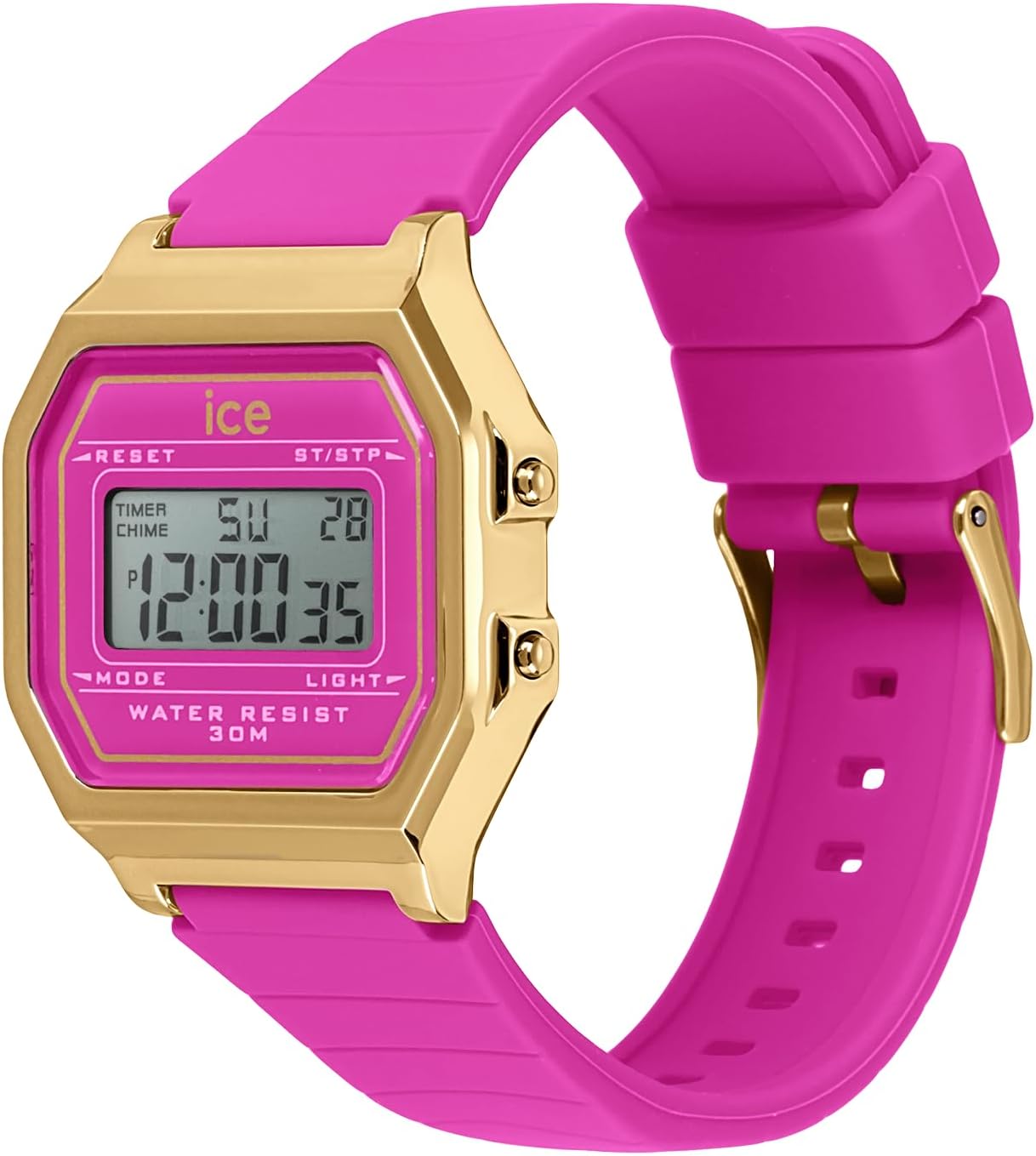 Montre digitale rétro Barbie rose ICE-WATCH, boîtier 32 mm – Image 2
