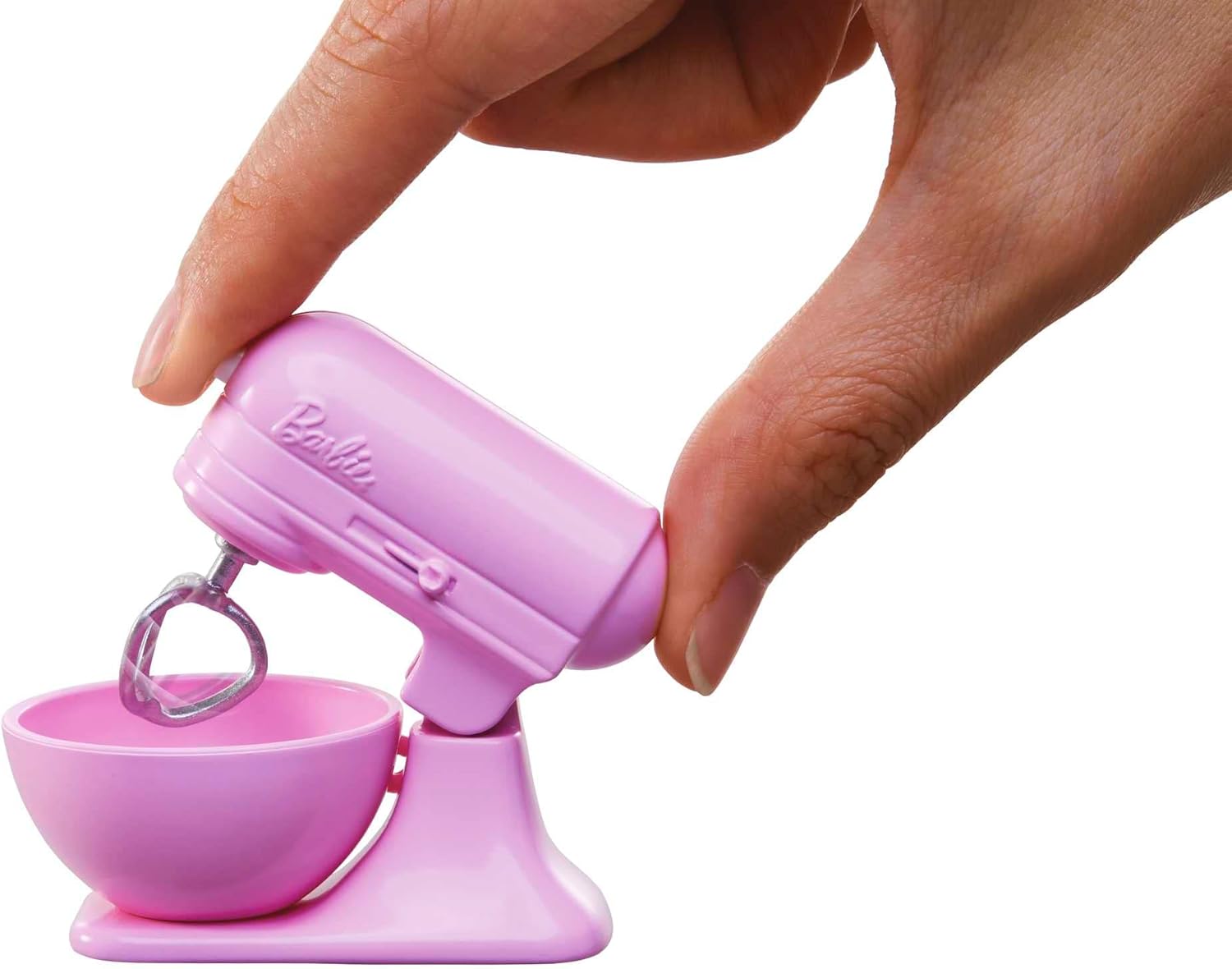 Barbie Pâtissière brune 26 cm avec four, robot pâtissier et chaton HCD44 – Image 6