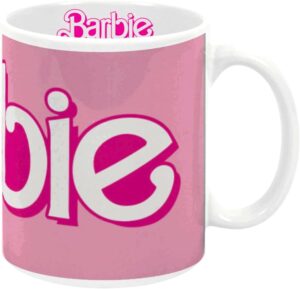 Tasse à café Barbie en céramique à motif de poupées