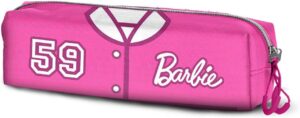 Trousse carrée Barbie Varsity Fan 2.2 rose, 22 x 9 cm