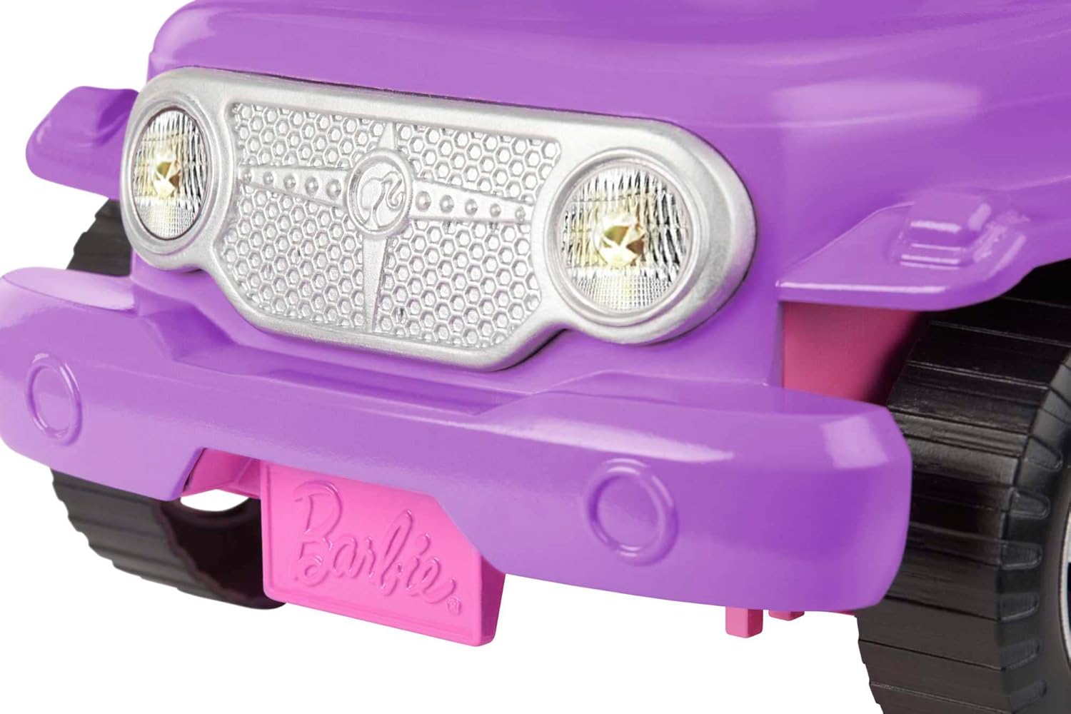 Buggy décapotable Barbie GMT46, tout-terrain violet, bleu et rose – Image 3