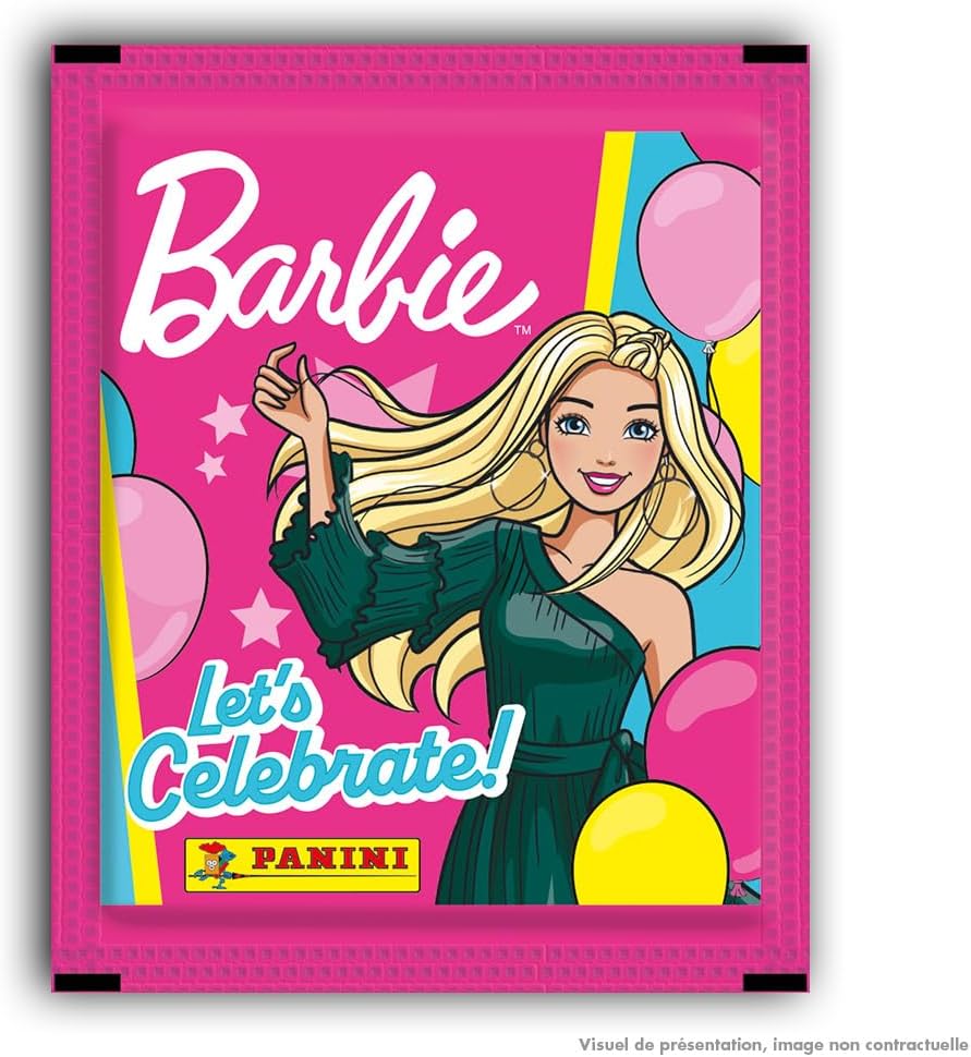 Blister Panini Barbie 65e anniversaire avec 7 pochettes – Image 2
