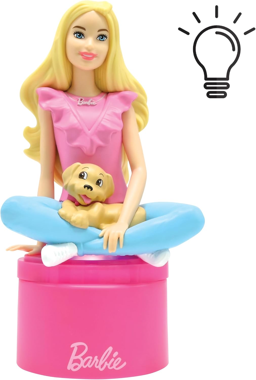 Veilleuse de poche Barbie LED rose Lexibook NLJ01BB – Image 2