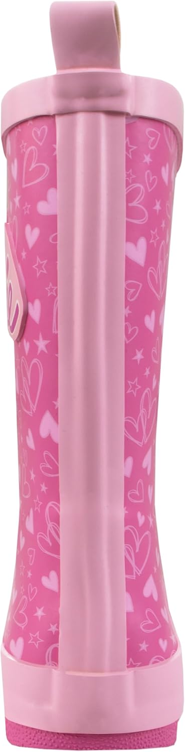 Bottes de pluie Barbie fille en caoutchouc rose – Image 7