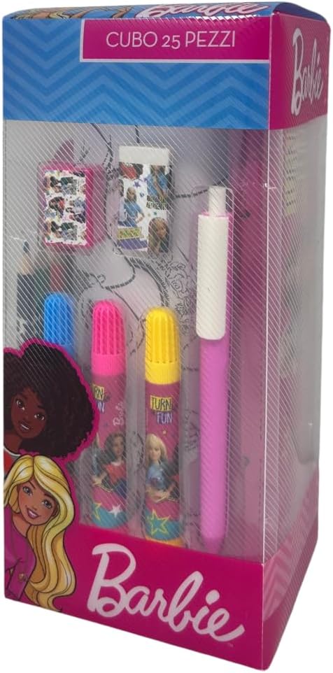 Cube créatif Barbie avec papeterie 25 pièces – Image 5