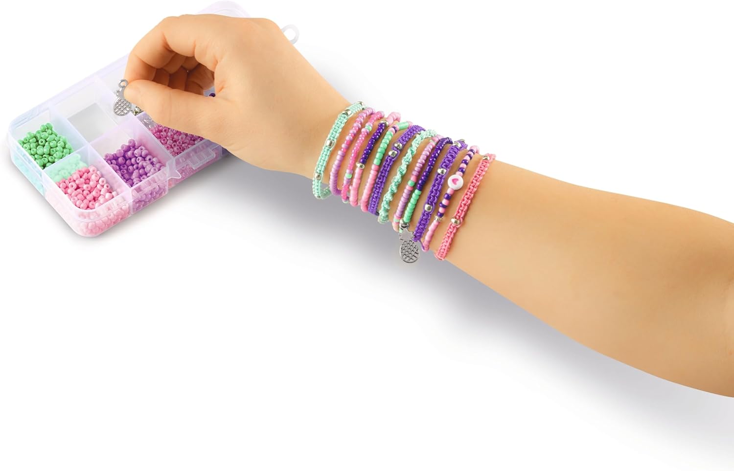 Bracelets Barbie Imagin'Style, activité de tissage guidé pour 16 créations dès 7 ans – Image 6