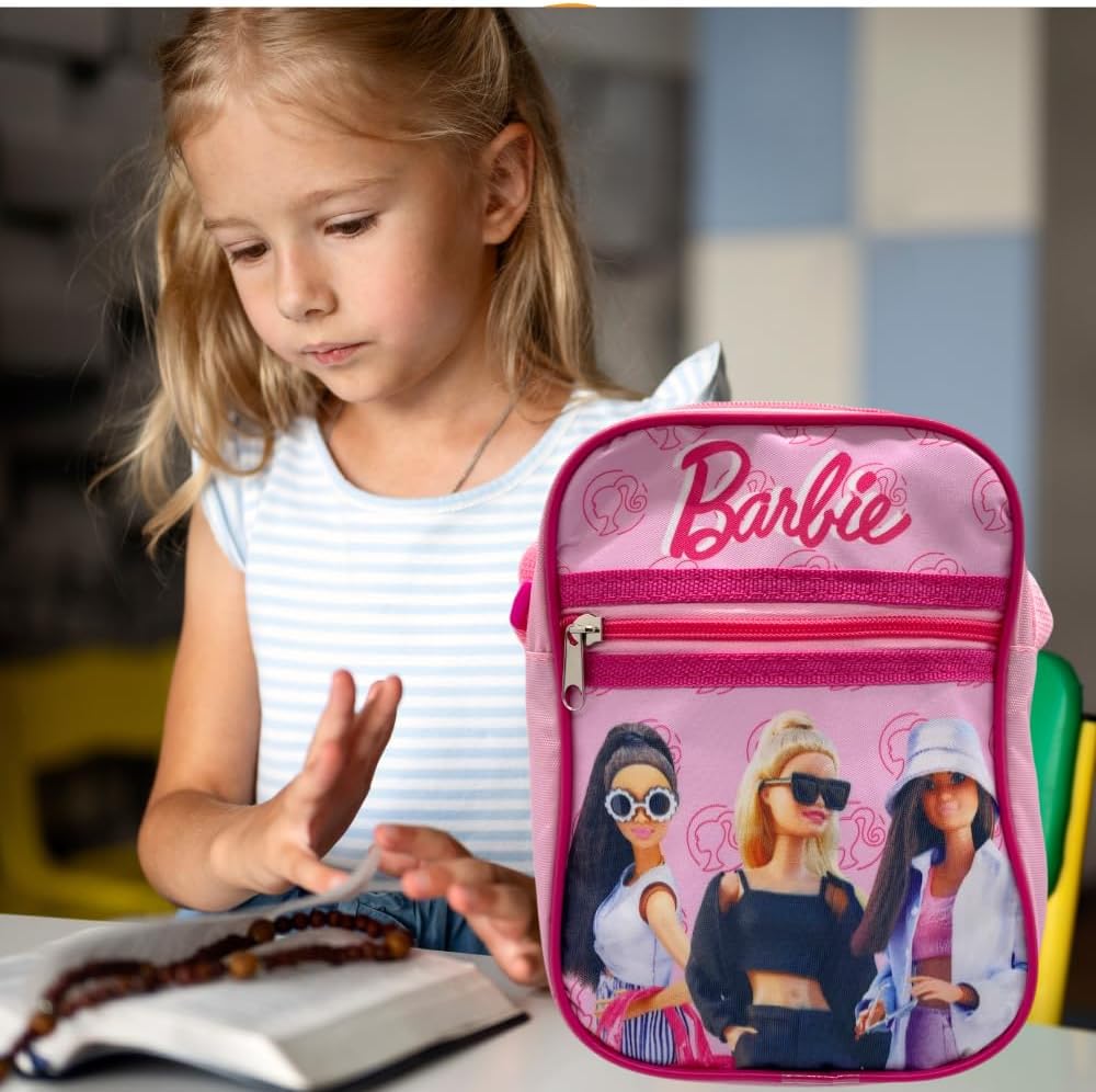 Sac banane Barbie à bandoulière réglable pour enfant – Image 7
