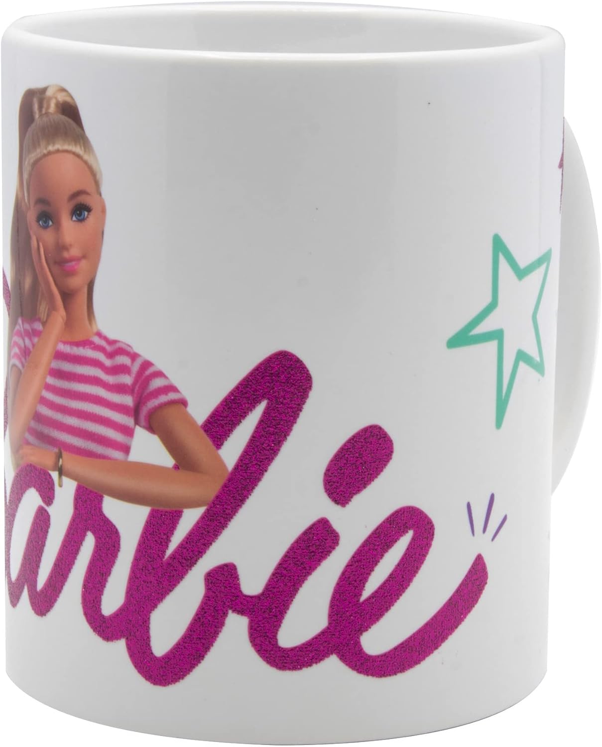 Tasse Barbie en céramique 320 ml à motif coloré – Image 4